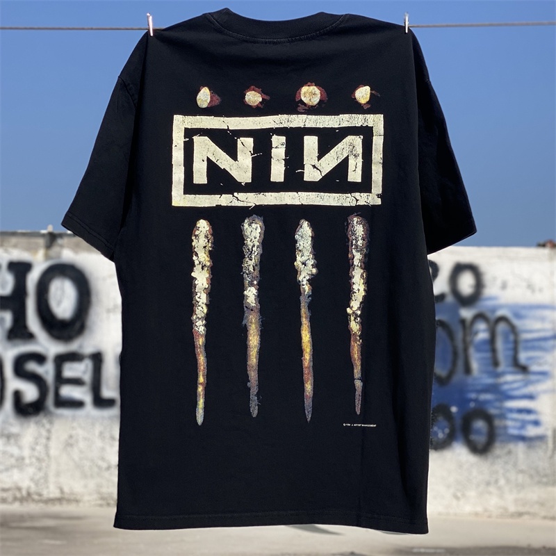 Je-ry &amp; - Áo Thun Tay Ngắn Thời Trang Đường Phố Cao Cấp Cùng Mô Hình Thần Đinh Chín inch Có Giới Hạn Giặt Nước to do old Men Và Nữ Cùng modelERDFHNCV