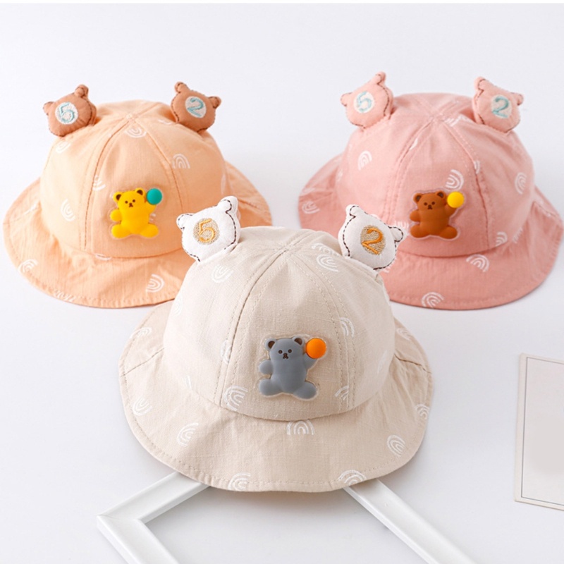 Nón Vành Rộng Chống Nắng Họa Tiết Hoạt Hình Dễ Thương Cho Bé Trai Và Gái