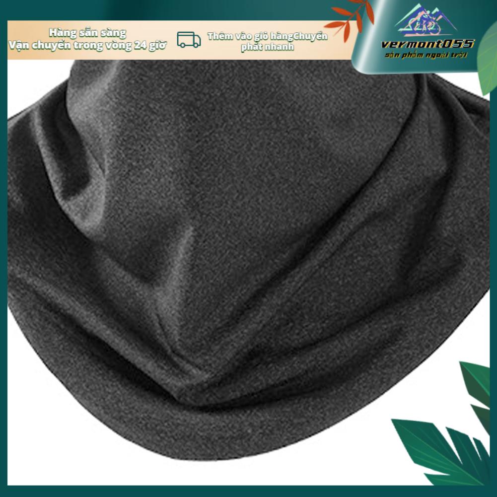Vermont055 Kem Chống Nắng Mũ Trùm Đầu Sợi Viscose Đàn Hồi Đi Xe Máy Tia UV Cho Nam Nữ