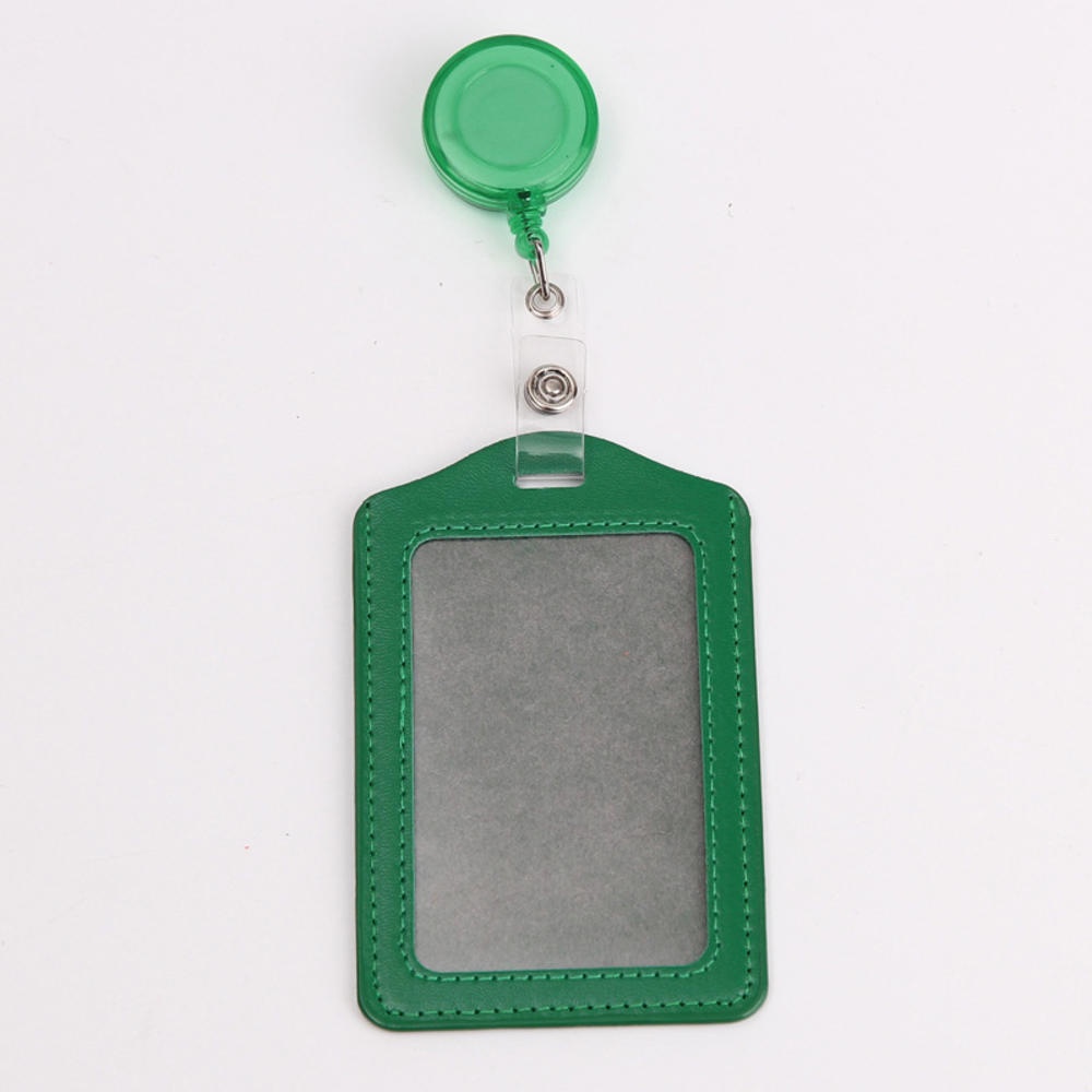 Bao Đựng Thẻ ID Bằng Da PU Có Thể Thu Gọn Tiện Dụng