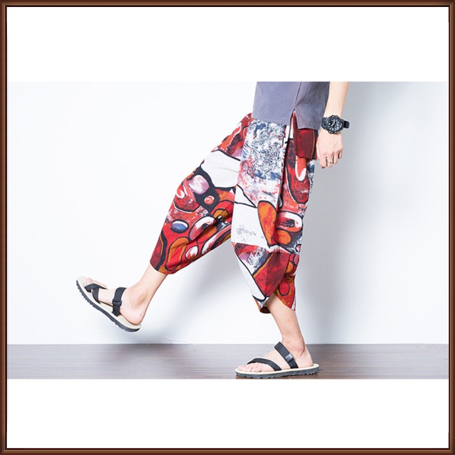 Quần ống rộng Size Lớn Thời Trang Đường Phố Mùa Hè Cho Nam