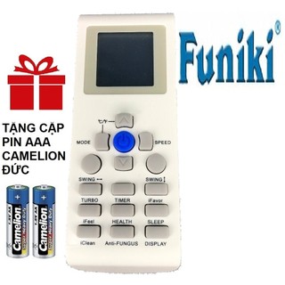 Remote máy lạnh funiki p002e - điều khiển điều hòa funiki