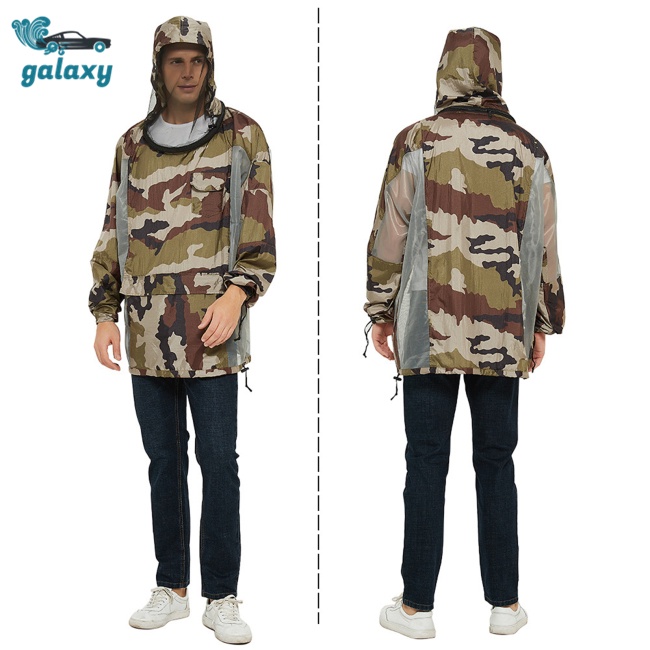 Galaxy Áo Khoác Chống Muỗi Siêu Mỏng Nhẹ Thoáng Khí Họa Tiết Rằn Ri Cá Tính