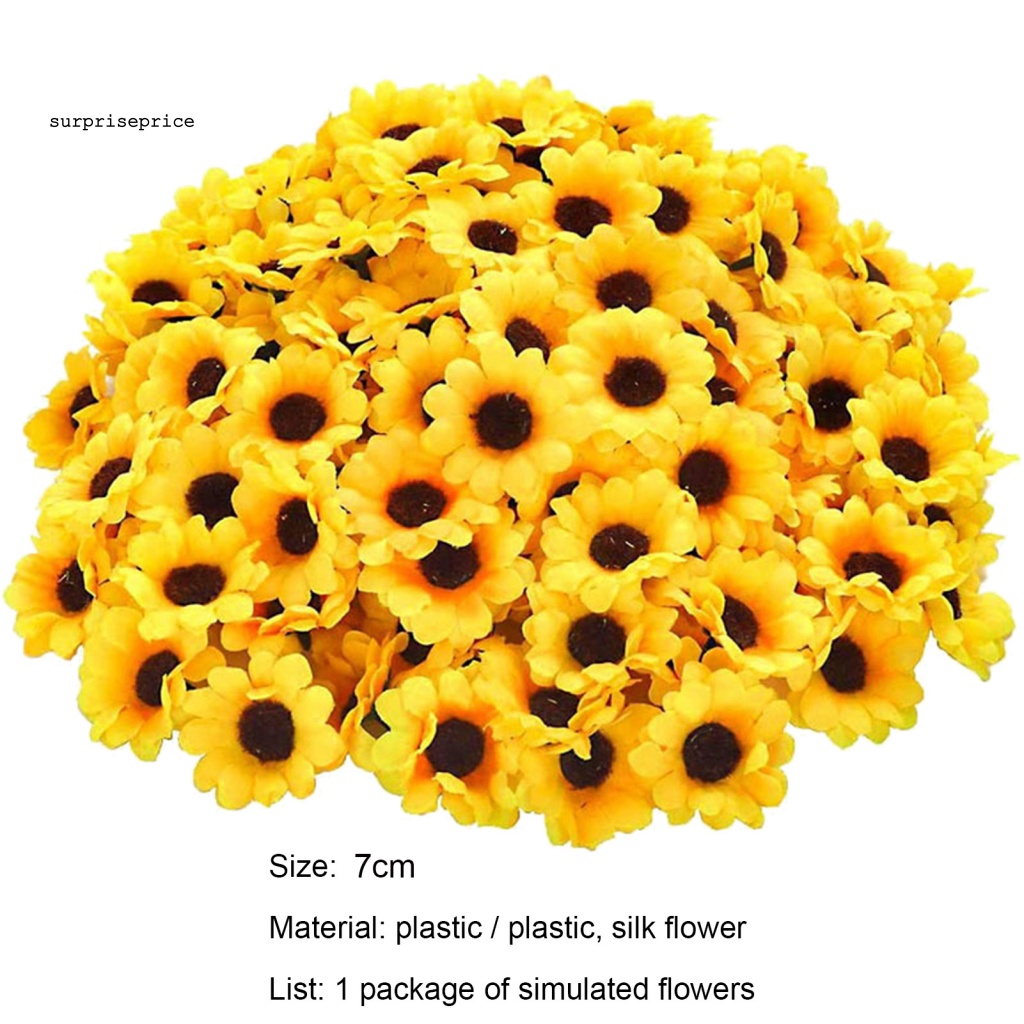 Set 50 Đầu Hoa Giả Dùng Trang Trí Tiệc Tùng / SPA