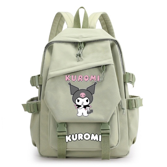 SANRIO Ba Lô Học Sinh Cỡ Lớn In Hoạt Hình Kuromi Đáng Yêu