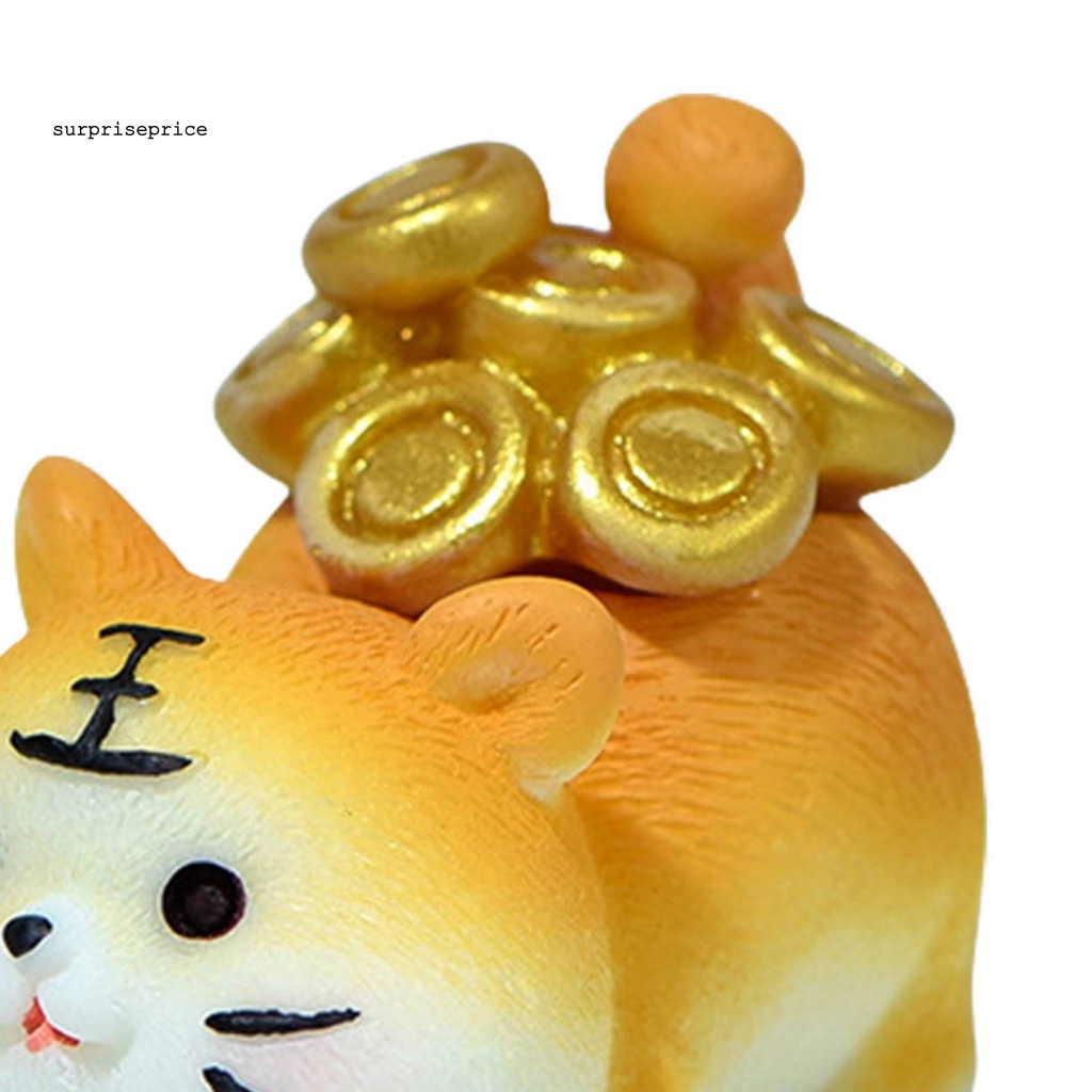 Mô Hình Hổ Bằng Nhựa Resin Dễ Thương Dùng Trang Trí Phòng Khách