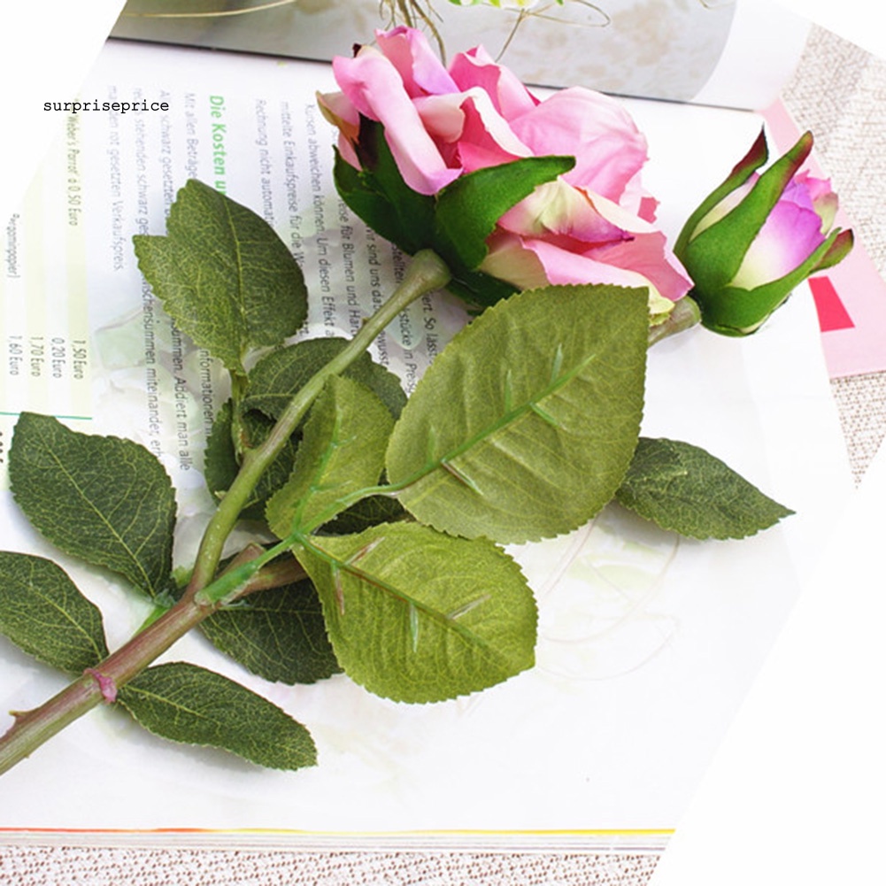 1 Bông Hoa Hồng Nhân Tạo Dùng Cho Trang Trí Tiệc Cưới, Sân Khấu