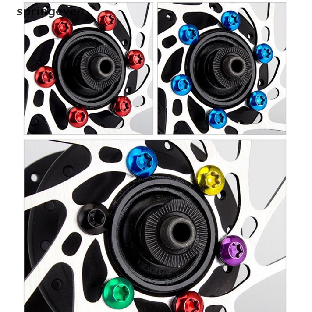 Bộ 12 Ốc Vít T25 M5 * 10 Bằng Thép Gắn Đĩa Phanh Xe Đạp Leo Núi