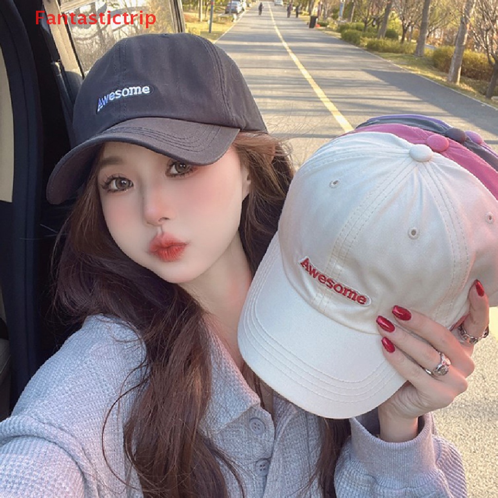 Mũ Lưỡi Trai Thêu Chữ Phong Cách Hip Hop Thời Trang Xuân Thu Mới Cho Nam Và Nữ