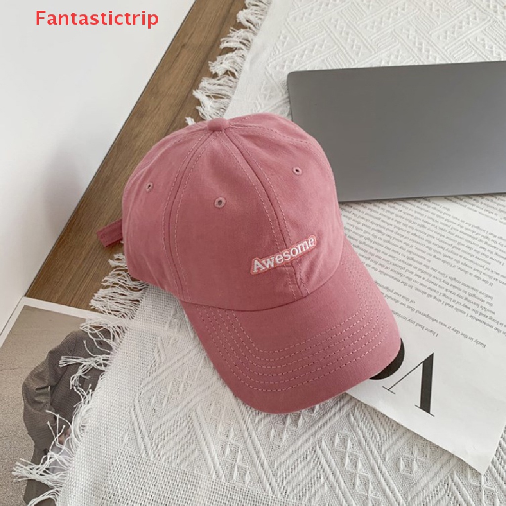 Mũ Lưỡi Trai Thêu Chữ Phong Cách Hip Hop Thời Trang Xuân Thu Mới Cho Nam Và Nữ