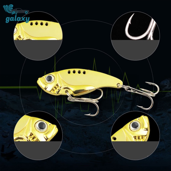 Galaxy Mồi Giả Câu Cá Bằng Kim Loại 3g / 7g / 10g / 15g
