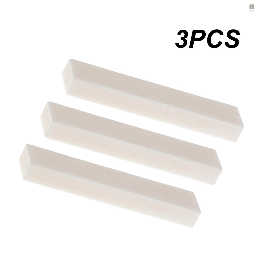 Set 3 Đai Ốc Xương Đàn Guitar Điện / Mandolin Banjo Ukulele 52x6x10mm