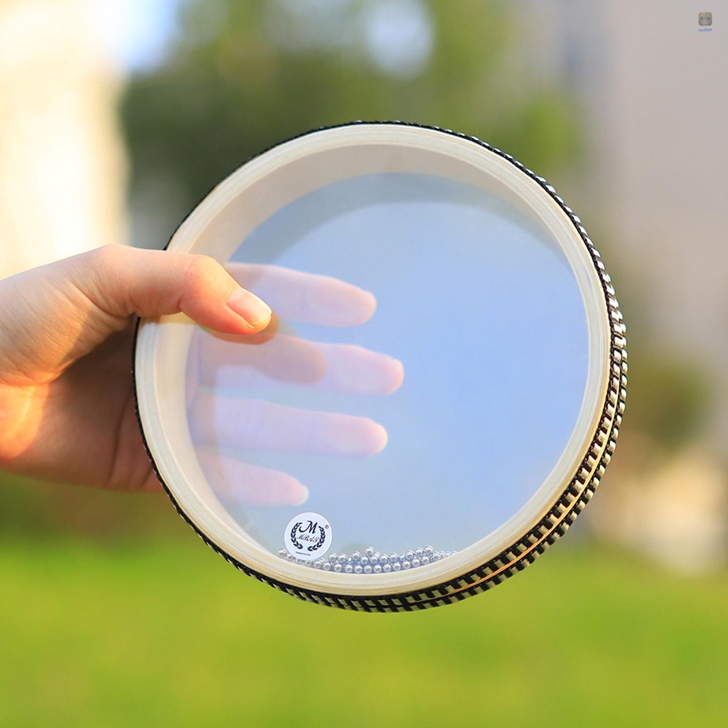 Trống Gõ Gợn Sóng Màu Sắc Tự Nhiên Trong Suốt 6 inch Dành Cho Trẻ Em