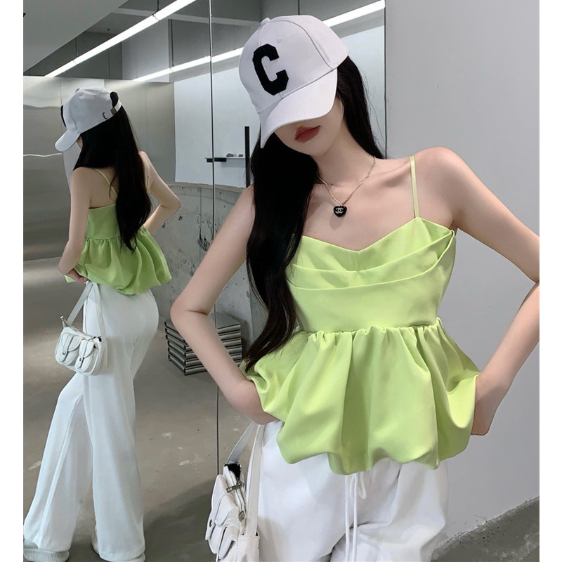 Áo Hai Dây Mềm Mịn Họa Tiết Hoa Ba Chiều Thời Trang Cho Nữ