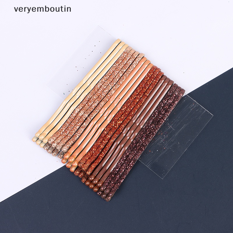 Set 24 Kẹp Tóc Kim Loại Gợn Sóng Thời Trang