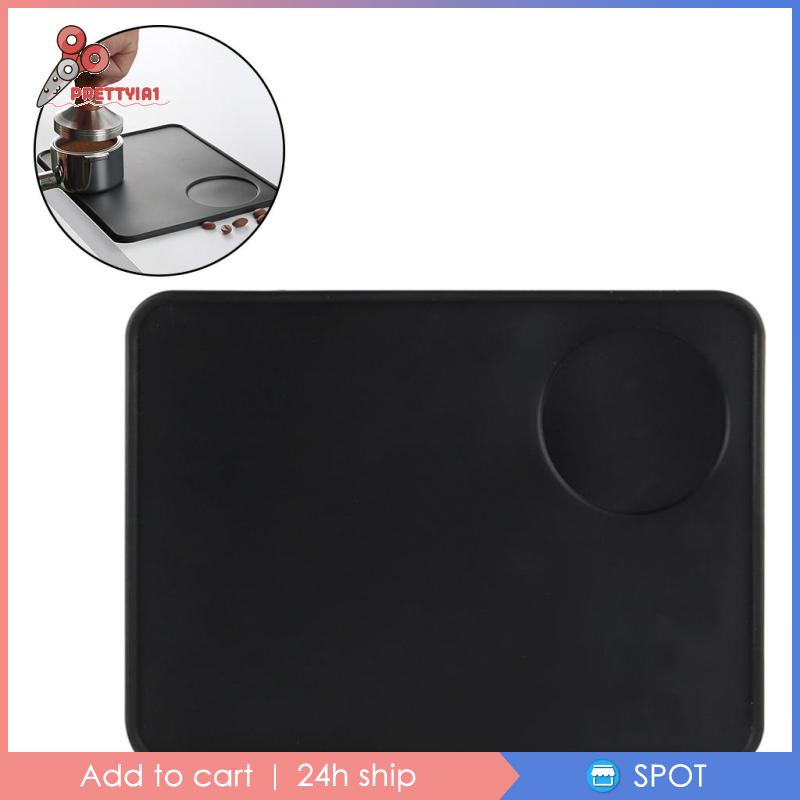 [Prettyia1] Tấm Lót Ly Bằng Silicone Cấp Thực Phẩm Chống Trượt Cho Barista