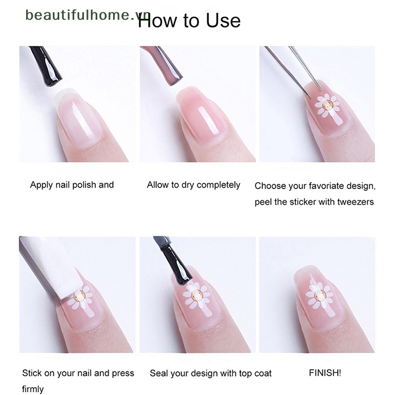 1 Tờ MiếNg DáN Trang Trí MóNg Tay Phong CáCh Bohemia ĐộC ĐáO