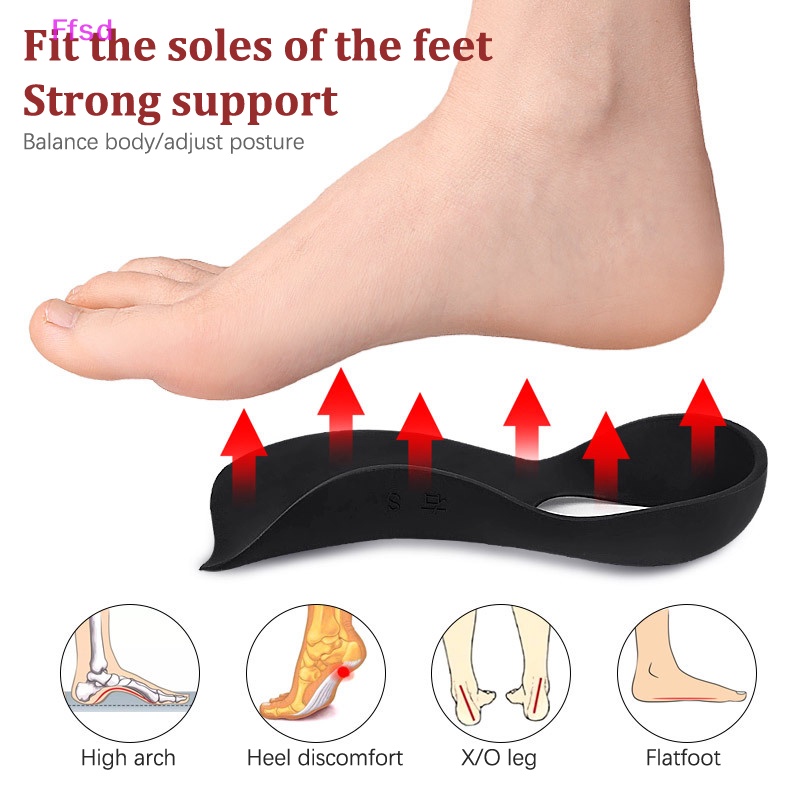 1 Cặp Miếng Lót Giày Hình Chữ O Hỗ Trợ Chỉnh Hình Bàn Chân Giảm Căng Thẳng