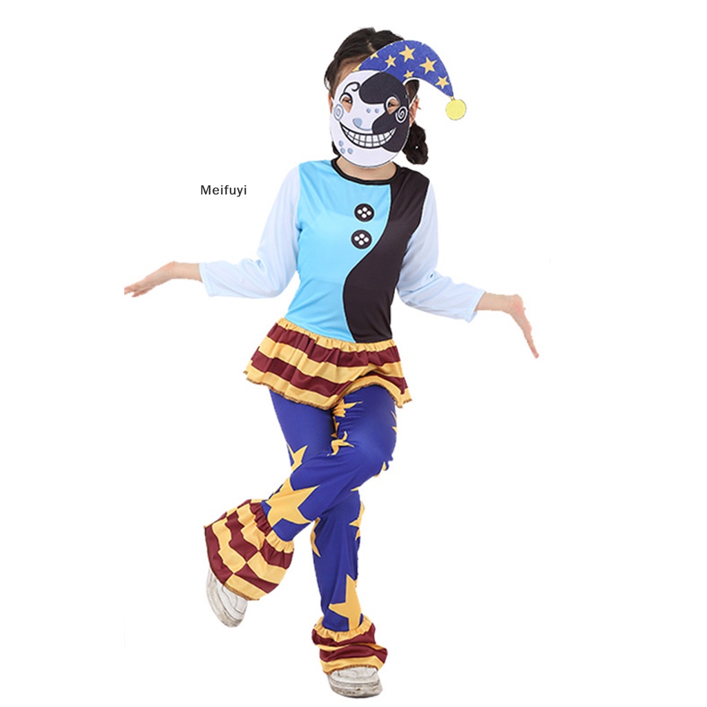 Bộ Đồ Hóa Trang Chú Hề Mặt Trời Và Mặt Trăng Độc Đáo Cho Bé