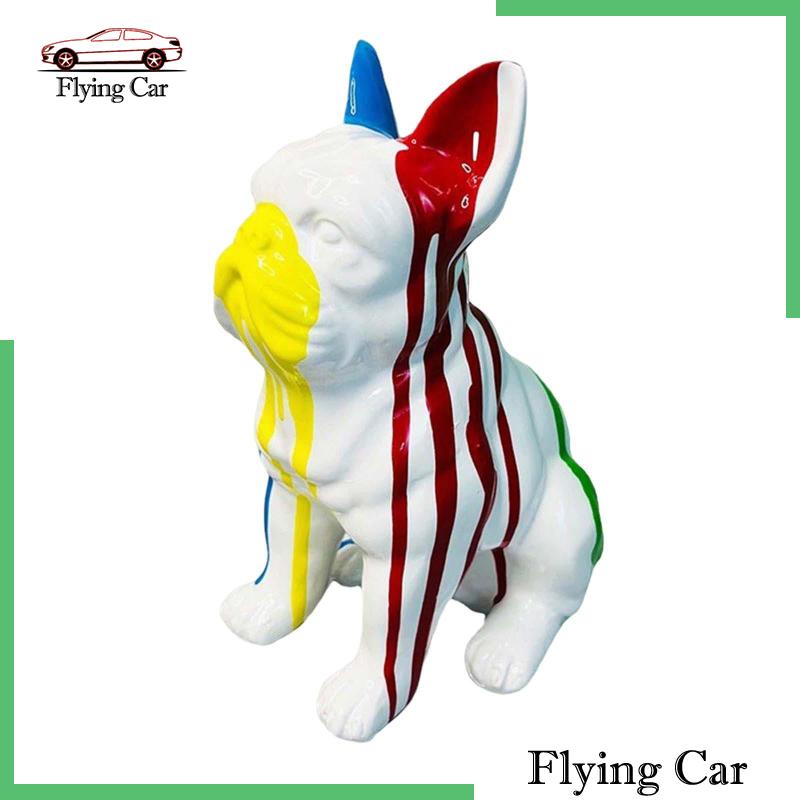 Mô Hình Chú Chó Bằng Nhựa Resin Nhiều Màu Sắc Kiểu Pháp Lzdjfmy2