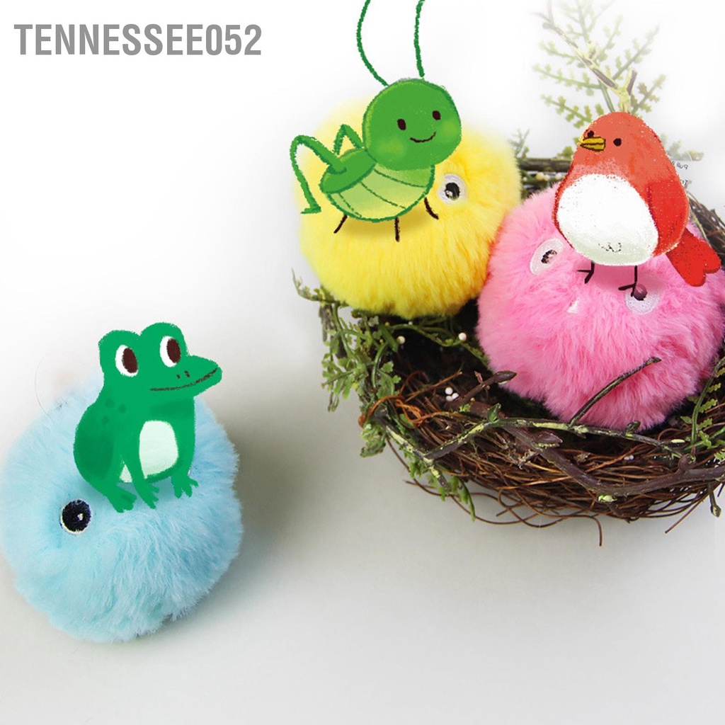 Tennessee052 Mèo Bóng Đồ Chơi Tương Tác Ngộ Nghĩnh Cảm Ứng Cắn Chống Mài Răng Âm Thanh Động Vật Cho Trong Nhà