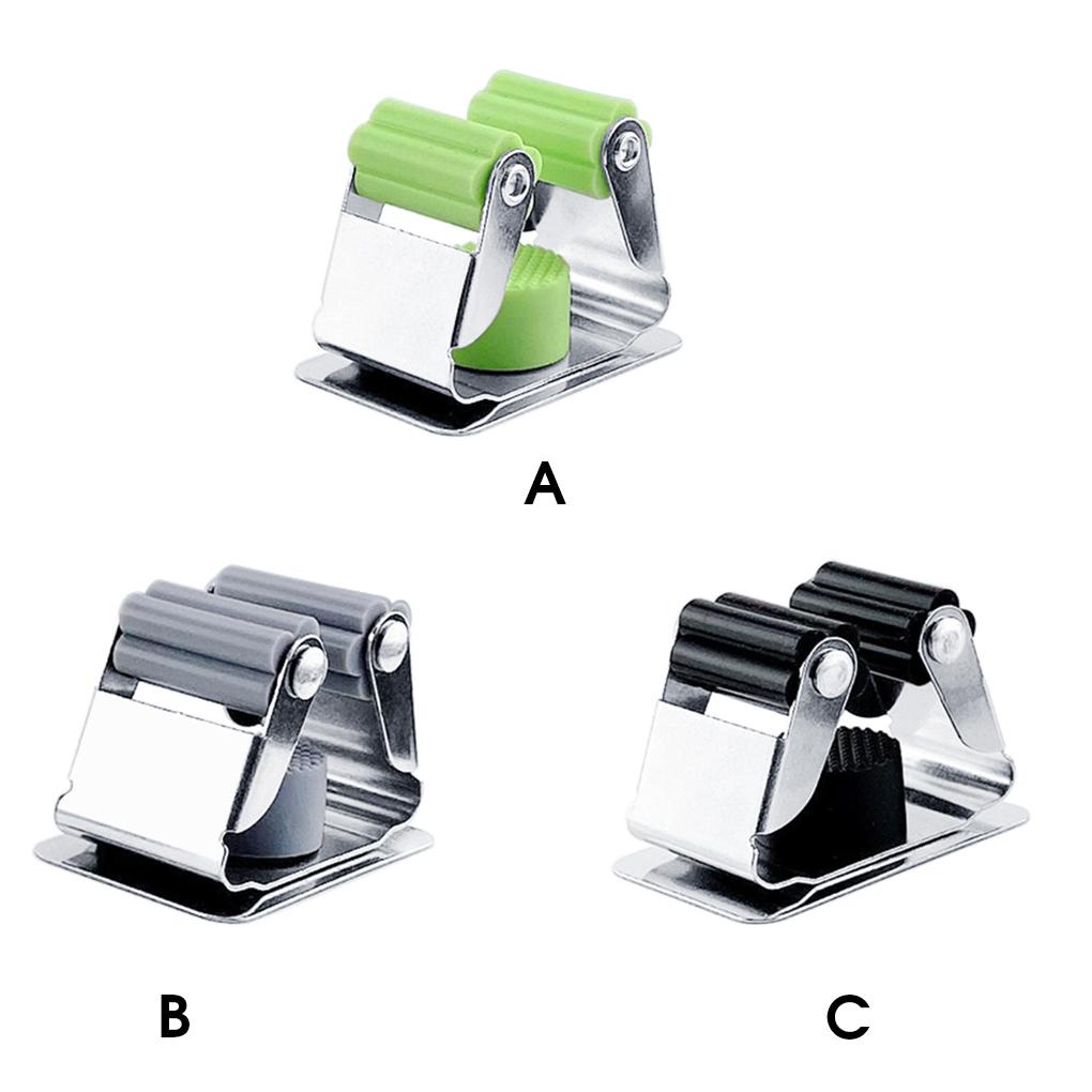 Set 3 Kẹp Cố Định Cần Câu Cá Bằng Thép Không Gỉ Gắn Tường Chống Trượt Cho Nhà Bếp / Văn Phòng