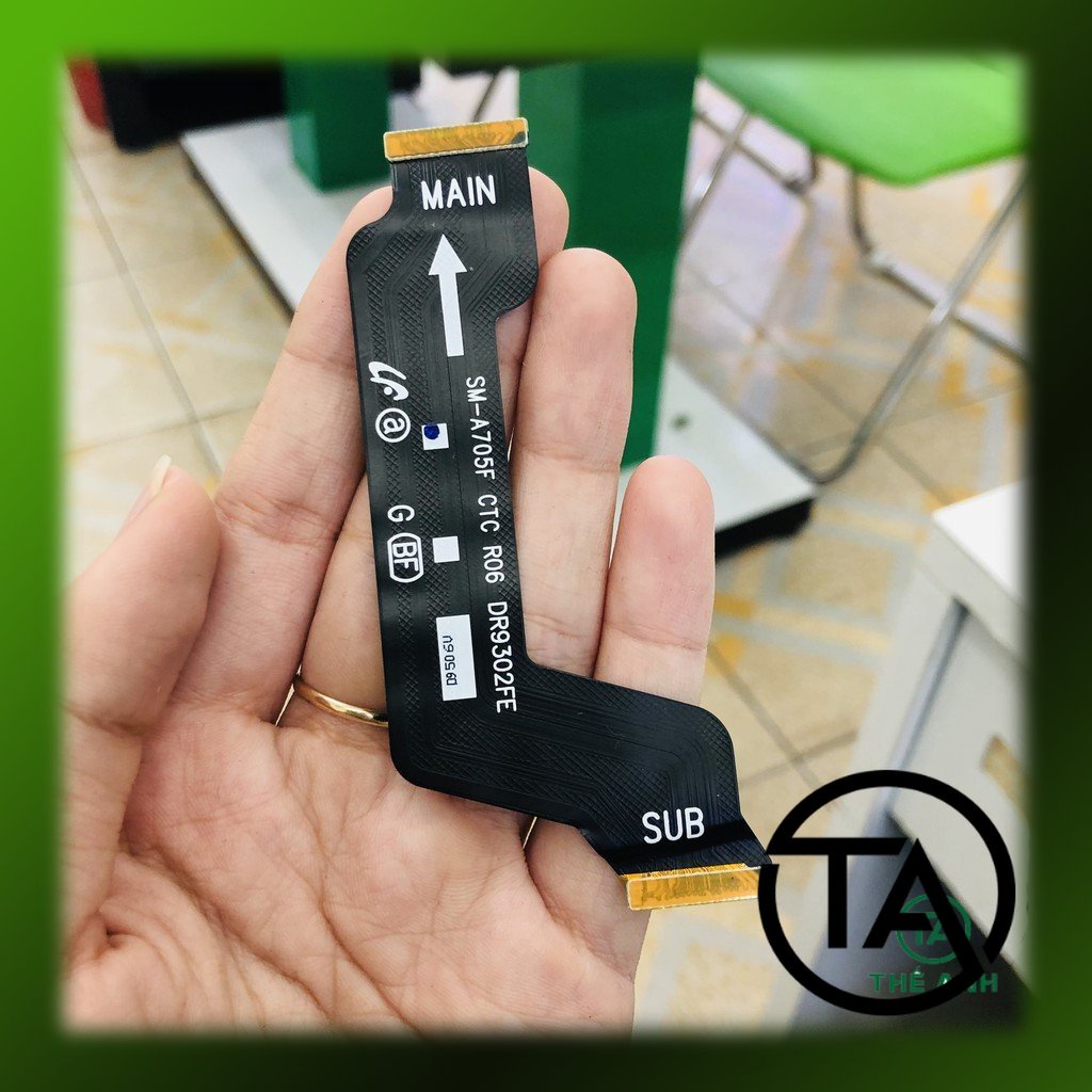 Cáp nối main sạc Samsung A70 SM-A705 zin linh kiện, dây nguồn liên kết cụm sạc