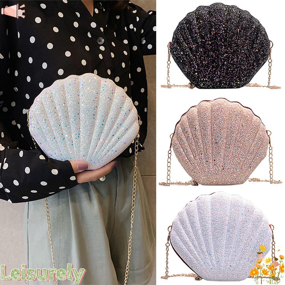 Túi Đeo Chéo Đựng Điện Thoại Cỡ Nhỏ Phối Dây Đeo Sợi Xích Thời Trang Cho Nữ