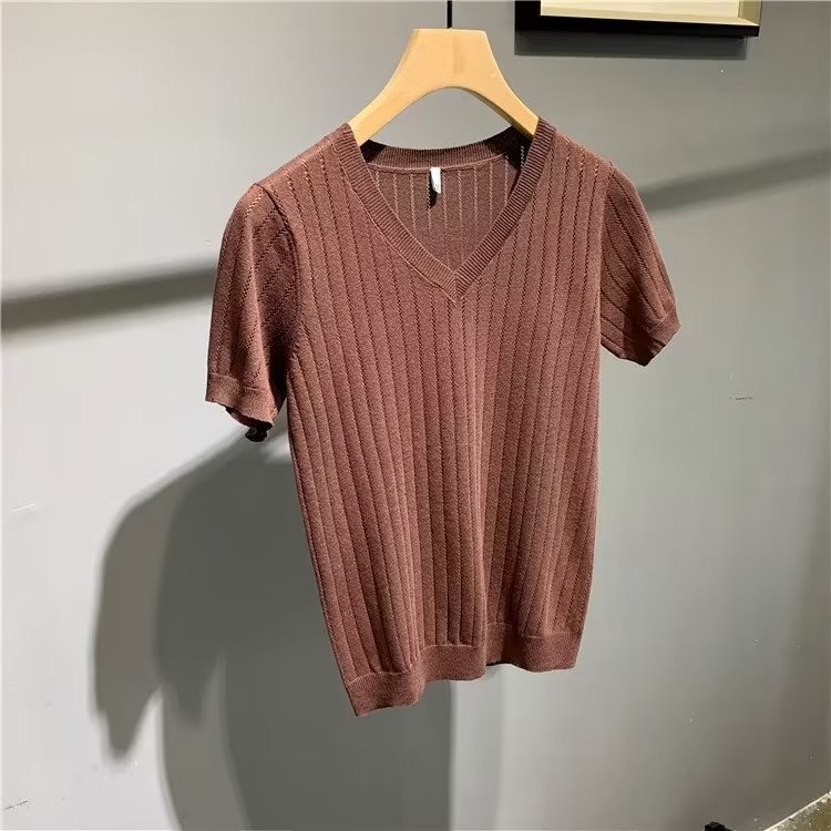 Áo Thun Tay Ngắn Cổ Chữ V Thời Trang Dành Cho Nam