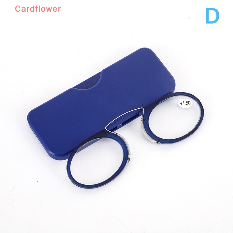 < Cardflower > Hàng Bán Chạy Kính Đọc Sách Đọc Sách Dạng Kẹp Mũi Mini Siêu Mỏng Có Thể Mang Theo Phong Cách Mới