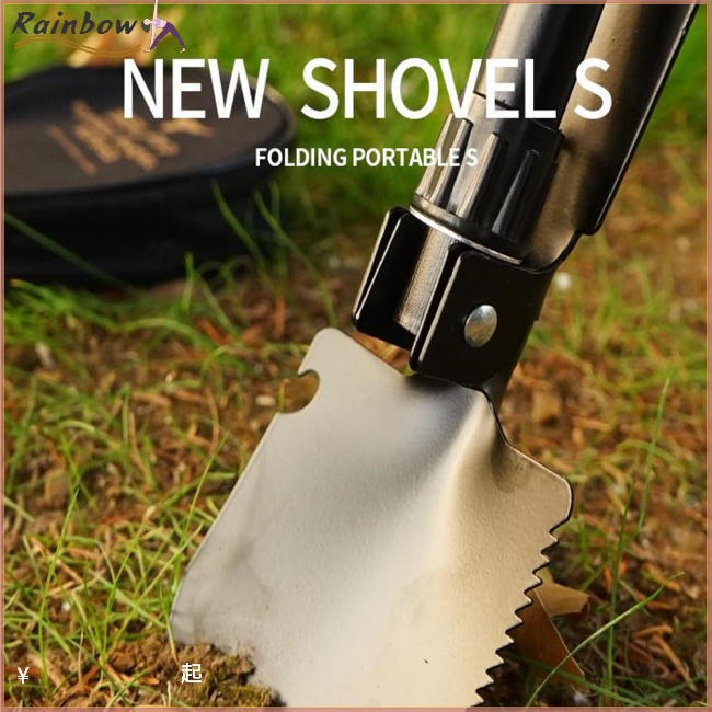 Xẻng Gấp Mini Bằng Thép Đa Năng Tiện Dụng Cho Câu Cá / Cắm Trại
