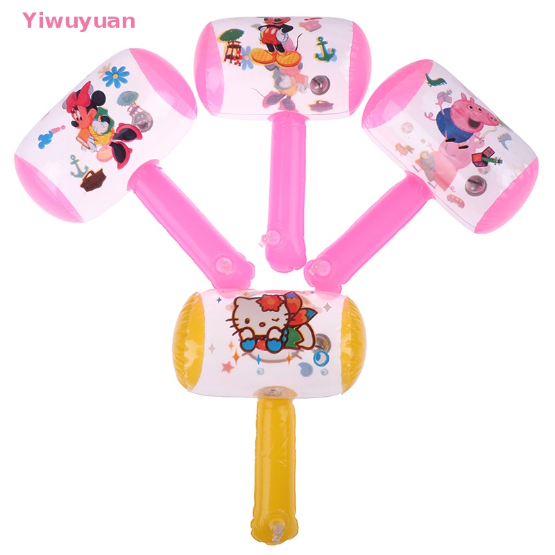 < Yiwuyuan > Búa Bơm Hơi Hoạt Hình Có Chuông Đồ Chơi Màu Sắc Ngẫu Nhiên Mới Cho Trẻ Em