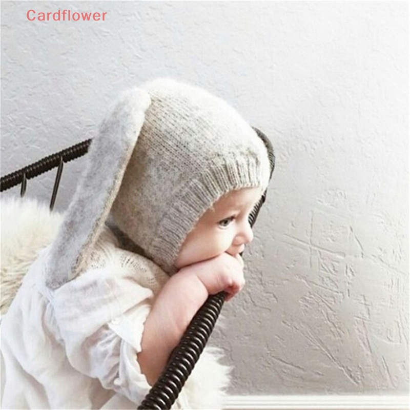 Mũ Len Tai Thỏ Dễ Thương Cho Bé 0-3 Tuổi