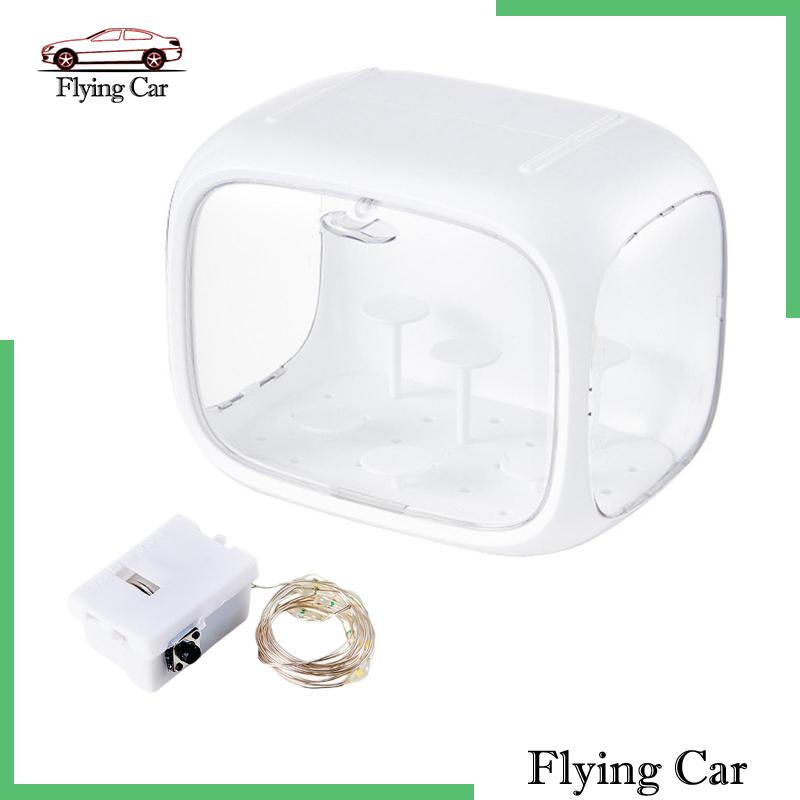 Hộp Trưng Bày Mô Hình Trong Suốt Chống Bụi [Lzdjfmy2] Không Có Ánh Sáng Trắng