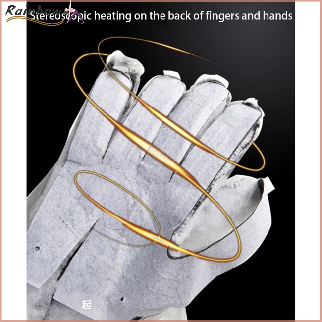 Găng Tay Sưởi Ấm Chạy Pin Lithium Thông Minh Có Thể Sạc Lại Dùng Trượt Tuyết / Đạp Xe Ngoài Trời Vào Mùa Đông