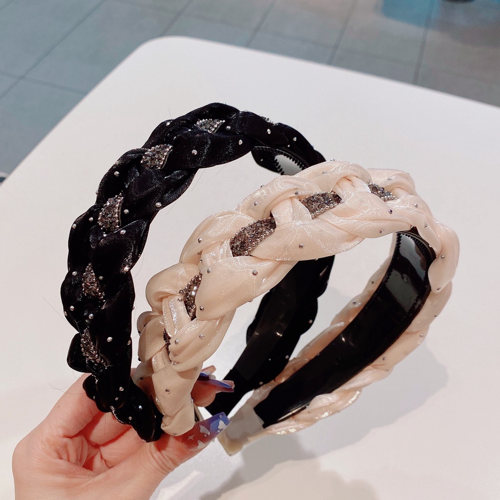 Băng Đô Nơ Lớn Ba Chiều Thanh Lịch Rửa Mặt Trang Điểm Cho Nữ