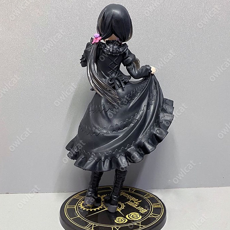 Mô Hình Nhân Vật Date A Live Tokisaki Kurumi  19cm Size Lolita Black Dress Nightmare S-Class Spirit Light Novel Figure PVC Packed in Box Model