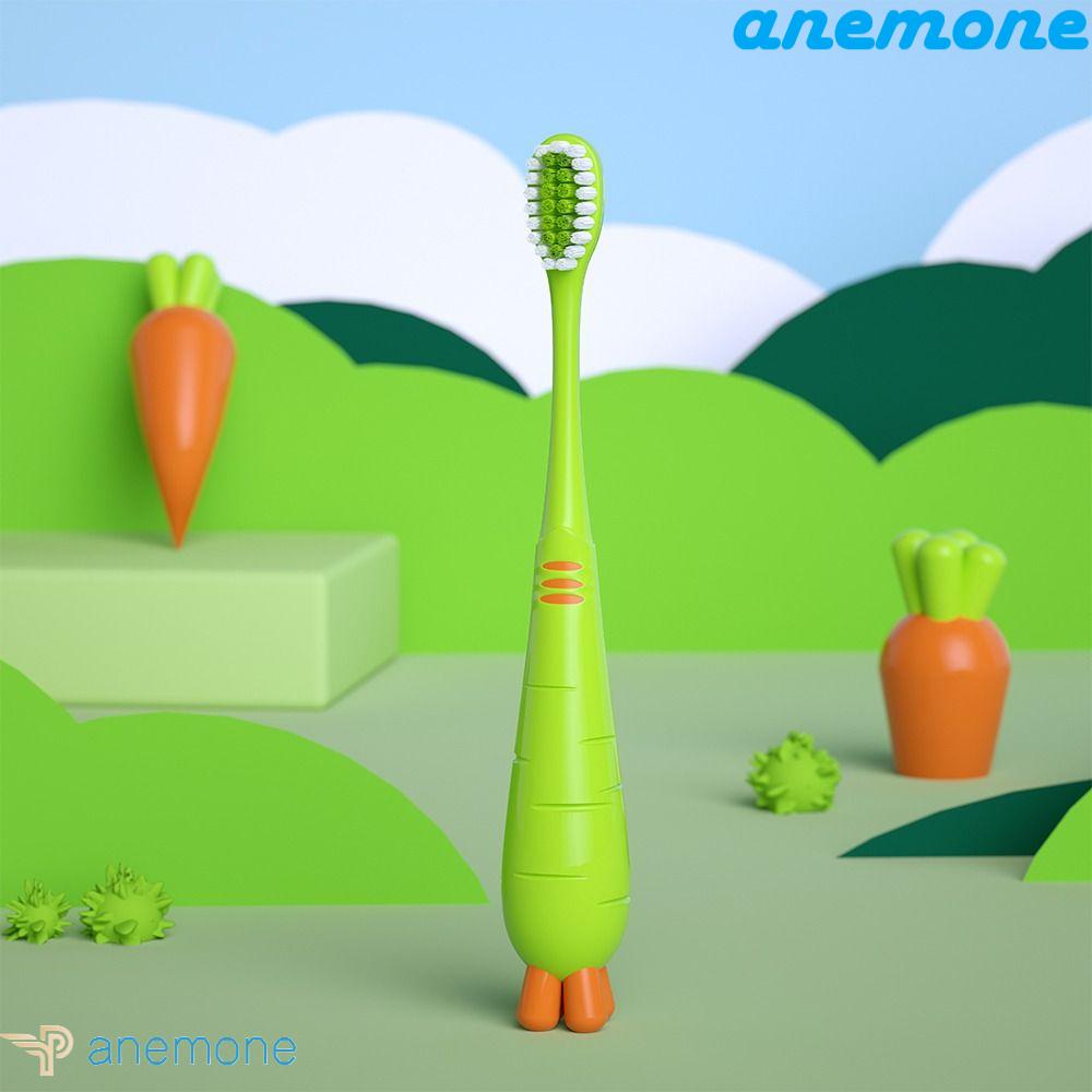 Bàn Chải Đánh Răng Lông Mềm Hình Củ Cà Rốt Đáng Yêu Cho Bé 2-12 Tuổi