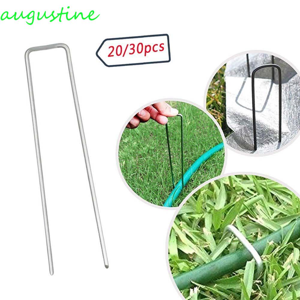 Cỏ Nhân Tạo Bằng Nhựa Và Thép Không Gỉ Kèm Ghim Chữ U Dùng Trang Trí Móng Tay
