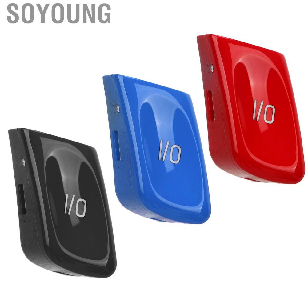 Soyoung Steering Wheel Control Switch Button  High Accuracy Scratch Resistant Replacement Sturdy ABS Colorfast Automobile IO Switch Button  for Movement Mode Switching