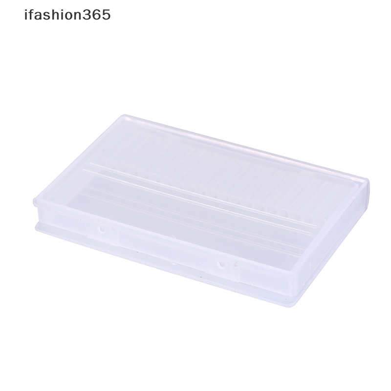 Hộp Đựng Đầu Mài Móng Tay 20 Lỗ Bằng Nhựa ifashion365 3 / 32 &quot;bits