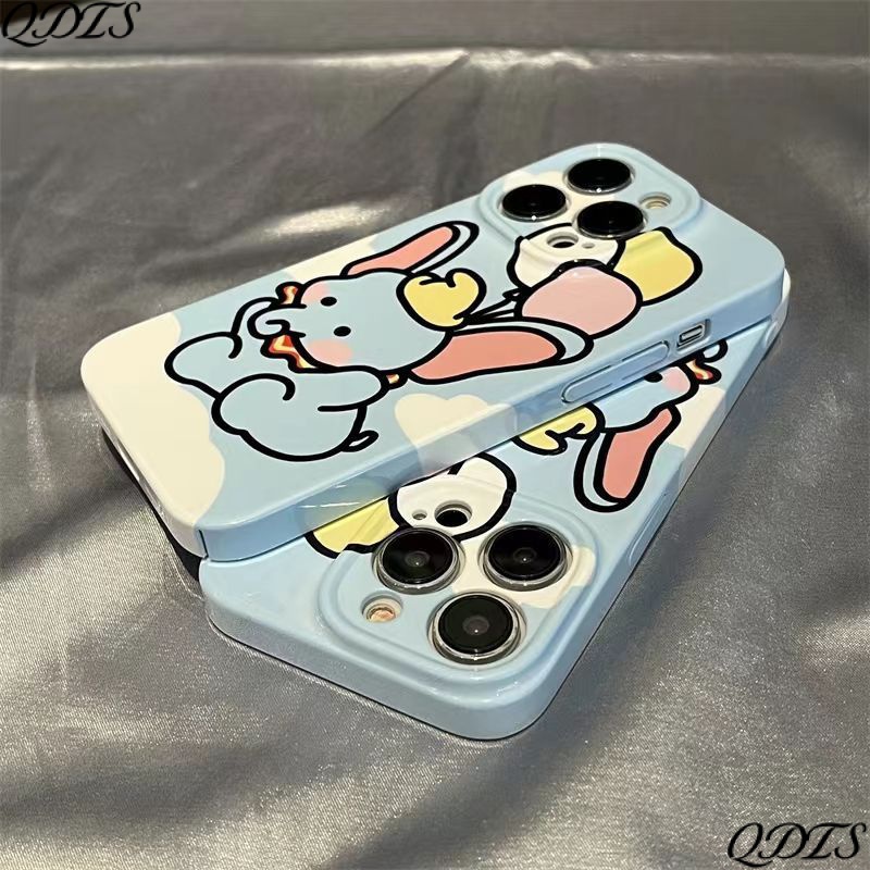 Ốp Điện Thoại Cứng Chống Sốc In Hình Chú Voi Dumbo Và Bong Bóng Cho iPhone138pmax 7 11 12 14pro
