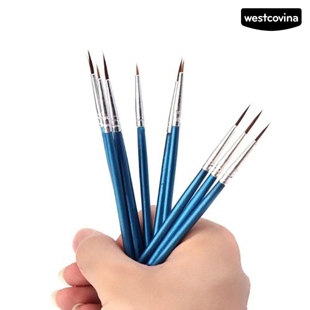 [COD]♪Set 10 Cọ Vẽ Màu Nước Chuyên Nghiệp