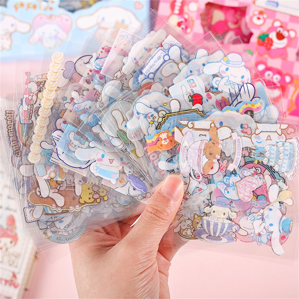 SANRIO Bộ Nhãn Dán PVC Họa Tiết Hoạt Hình Dễ Thương Cho Bé