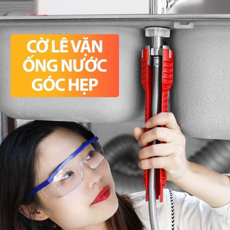 Cờ lê vặn ống nước, Bộ sửa chữa ốc chân vòi tiện dụng đỏ