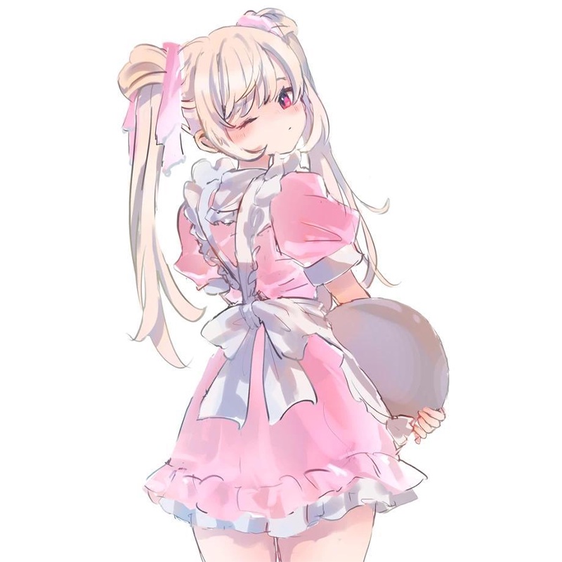 Bộ Đồ Hóa Trang Cô Hầu Gái Nhật Bản Lolita Dễ Thương