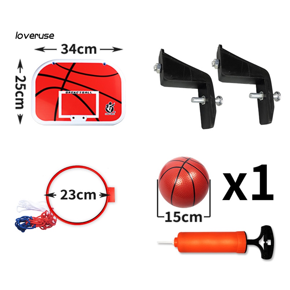 / Lo / Đồ Chơi Lưới Bơm Bóng Rổ Mini Gắn Tường Cho Trẻ Em