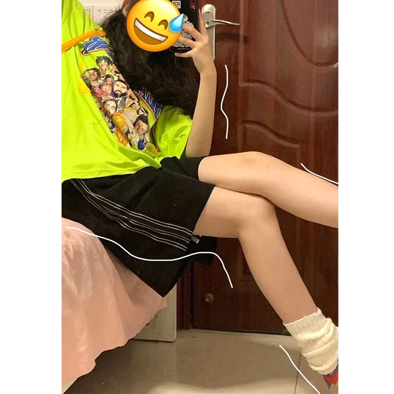 NRVP Quần Short Thể Thao Nữ Vải Cotton Phong Cách Hàn Quốc Mới 2023