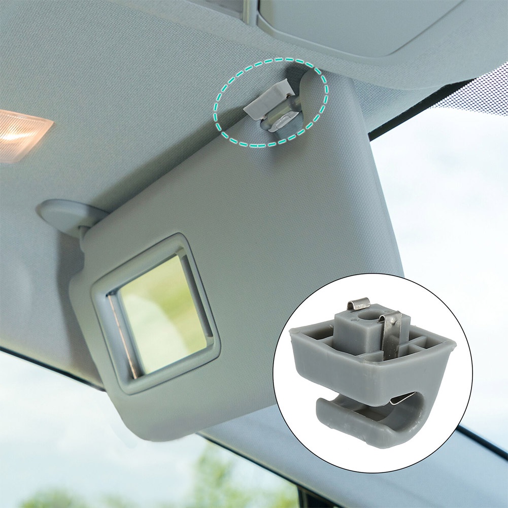 Bộ 2 Móc Kẹp Tấm Che Nắng Màu Xám 26-810 - 00-12 - 8412 Cho mercedes-benz 300te 190d 190e 300d