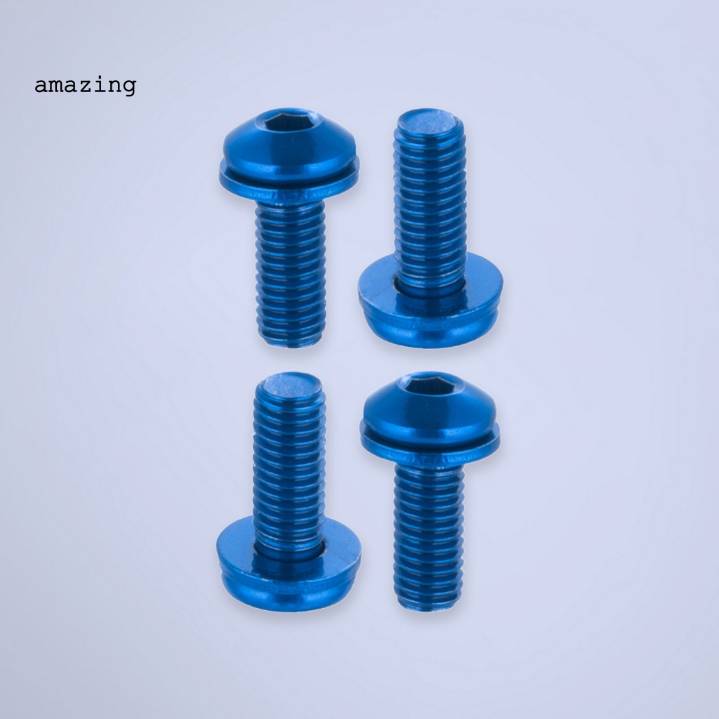 Set 4 Giá Đỡ Bình Nước / Bu Lông / Chai Nước Chống Mòn Nhiều Màu Có Ốc Vít Dành Cho Xe Đạp Ngoài Trời